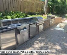 Outdoor kitchen building 